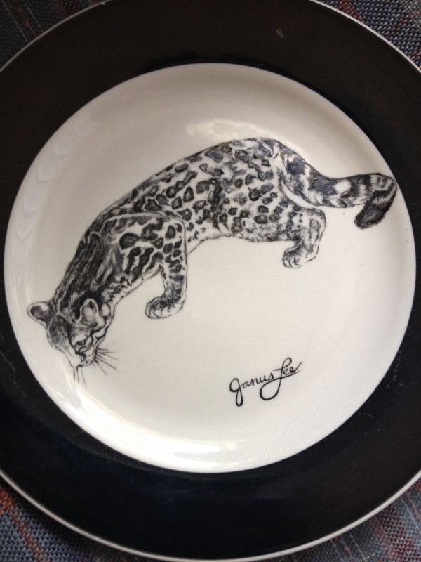 Big Cats of Texas, II: Ocelot by artist Janus Lee